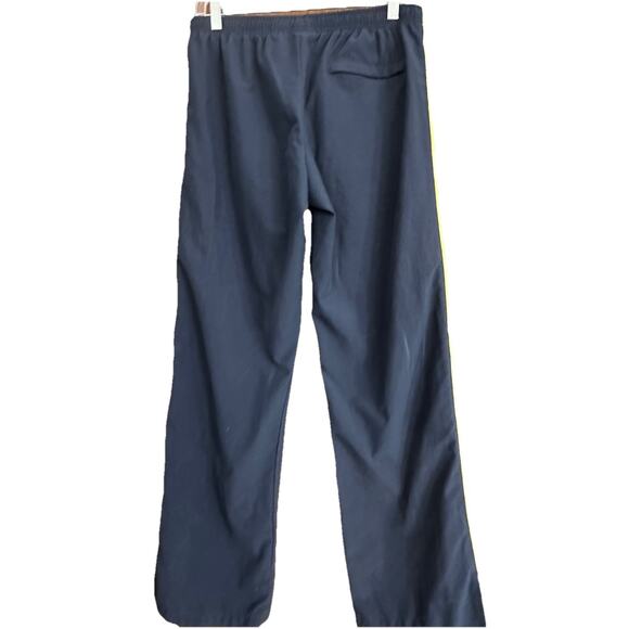 Vintage Nike Pants Womens M Silver Tag Blue Yellow Track Pants Swoosh Y2K 29x32 - Picture 2 of 14